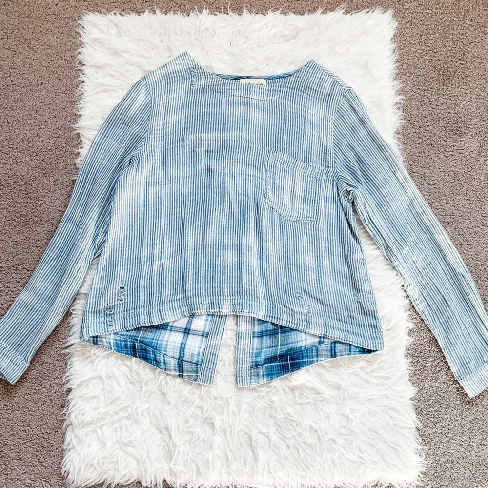 Cloth & stone striped shirt